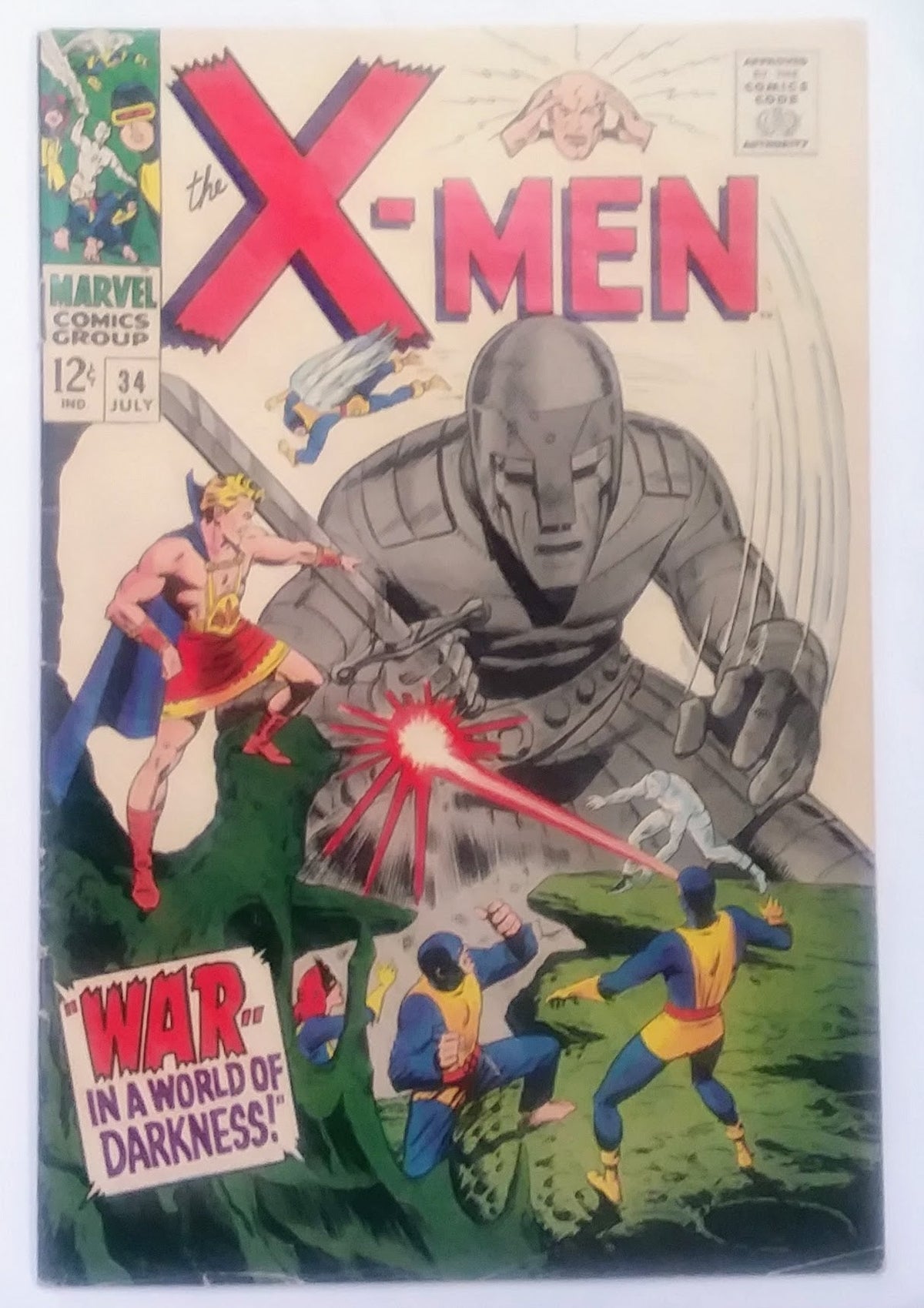 X-Men #34, Marvel Comics (July 1967, VG-)