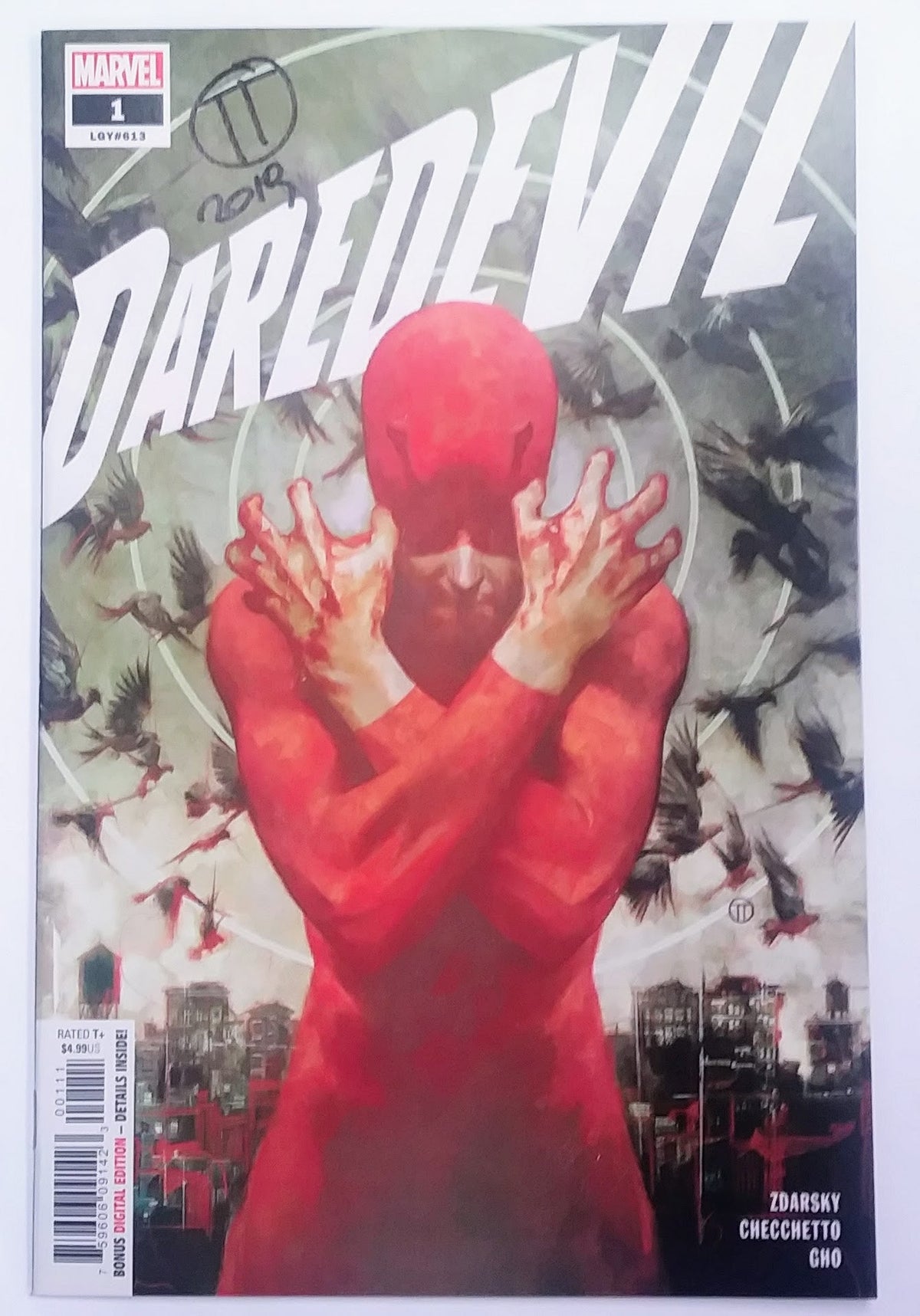 Daredevil V6 #1, Marvel Comics (Signed)