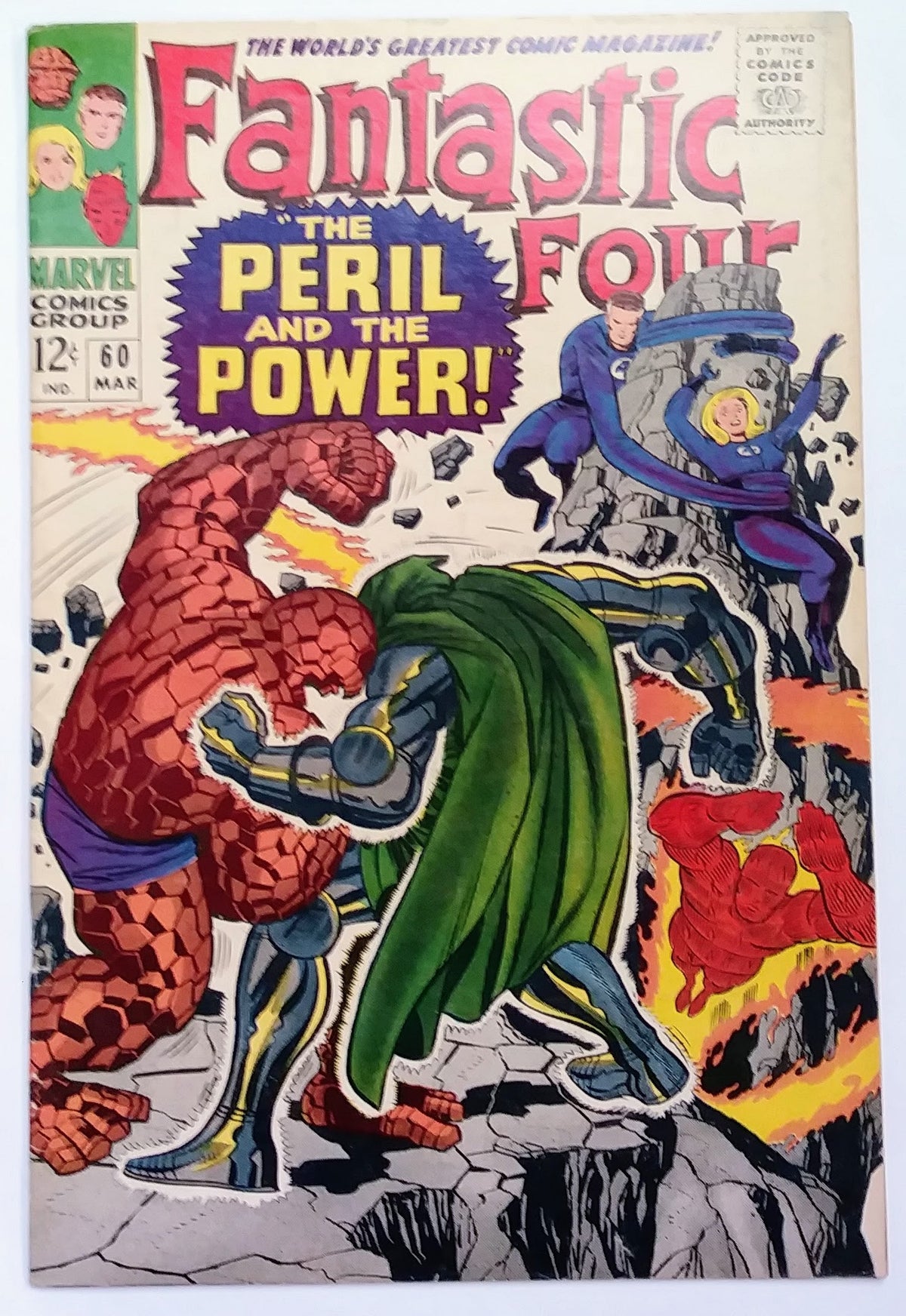 Fantastic Four #60, Marvel Comics (March 1967, VG)