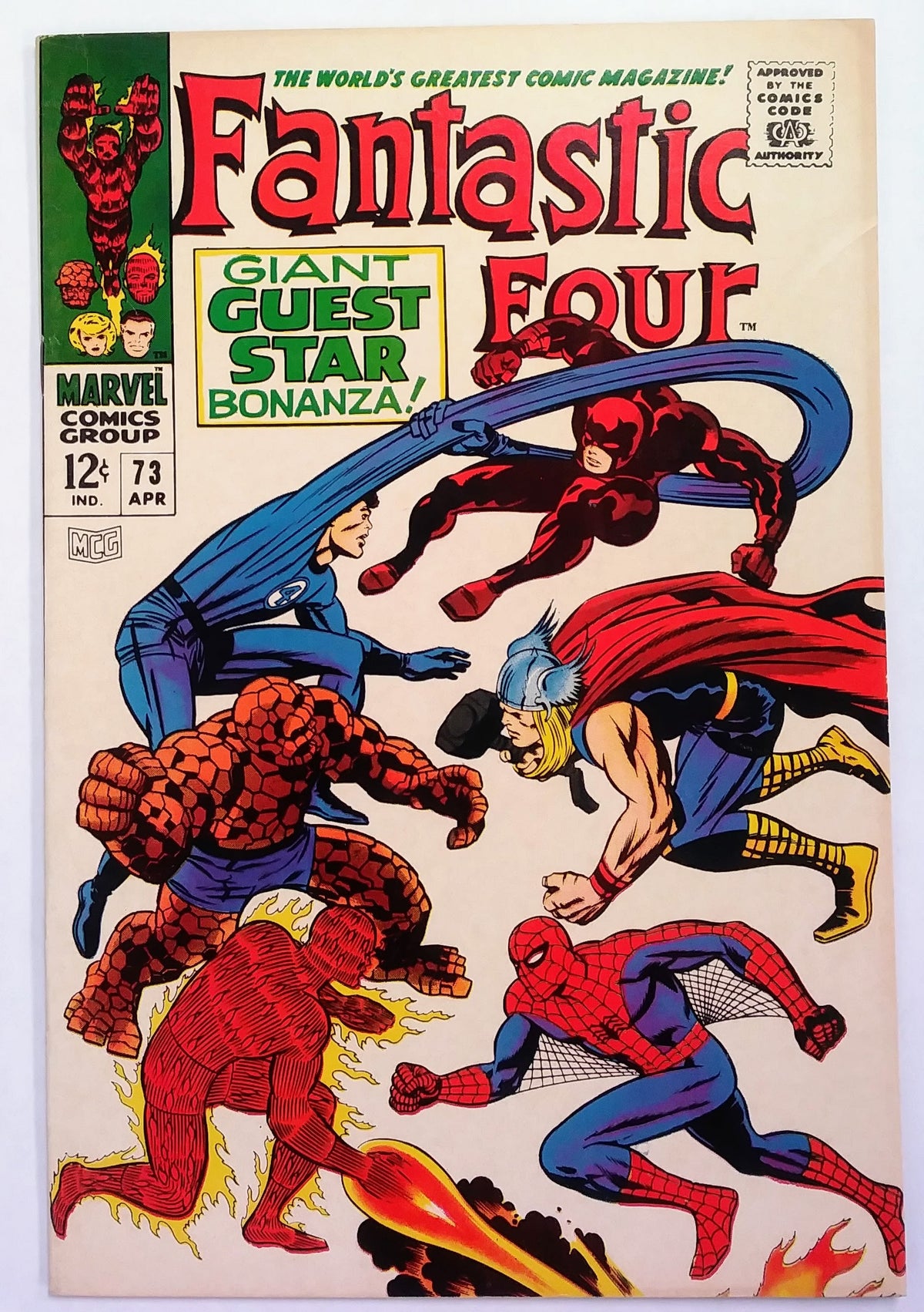 Fantastic Four #73, Marvel Comics (April 1968, VG/F)