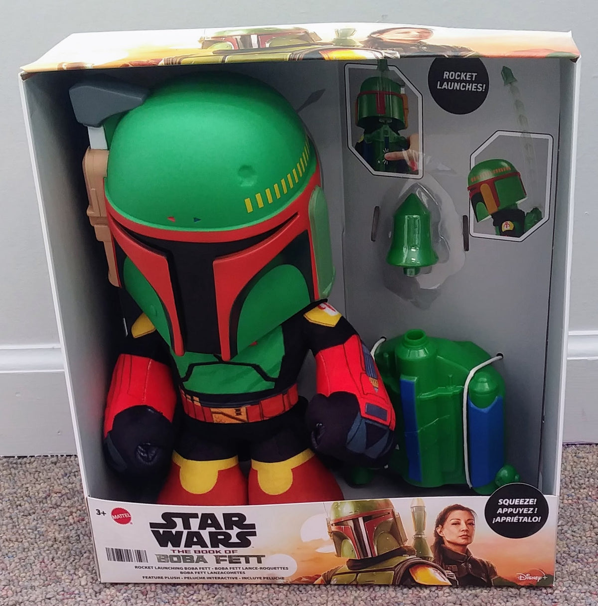 Star Wars Boba Fett Plush with Rocket Feature