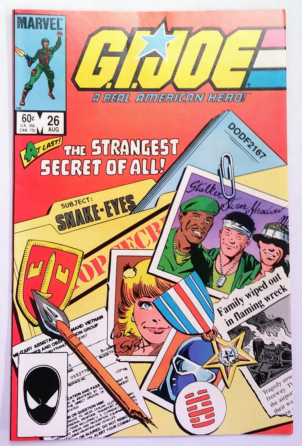 G.I. Joe: A Real American Hero #26 - Origin of Snake Eyes