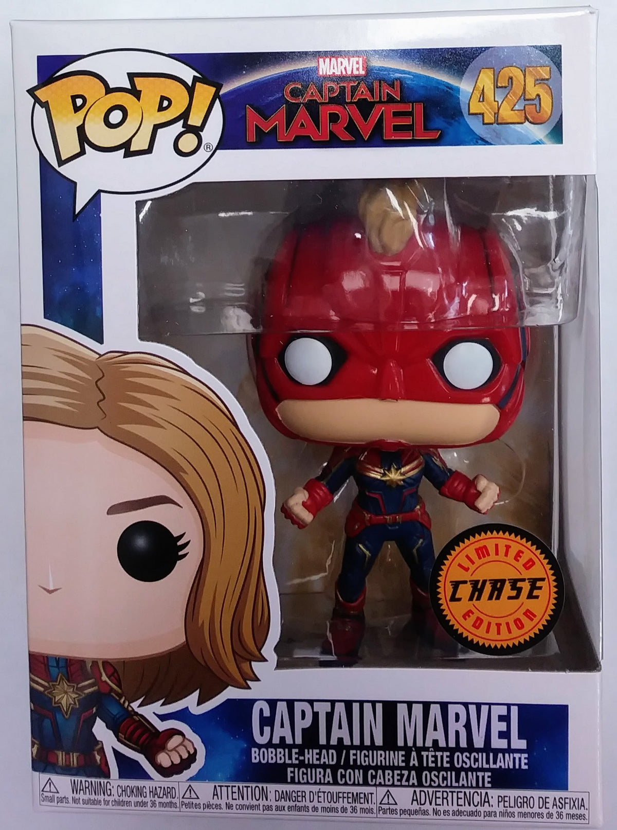 Captain Marvel Funko Pop! #425 Chase - Box Wear