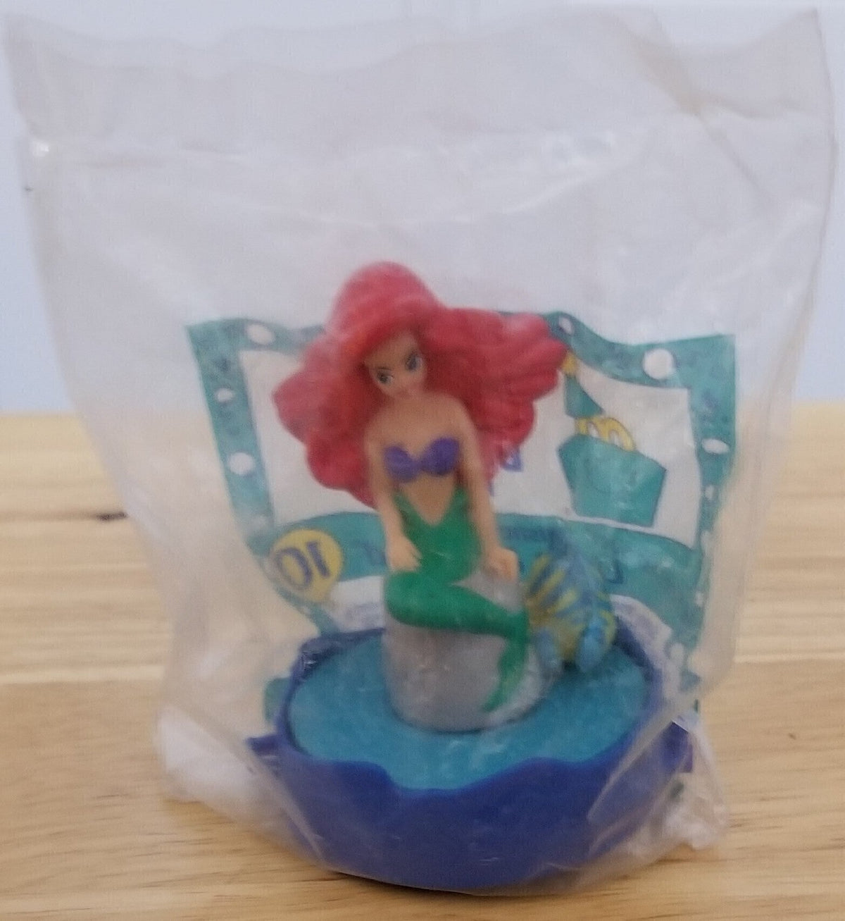 Happy Birthday Ariel McDonald's Happy Meal Toy (Sealed, Faded Packaging)
