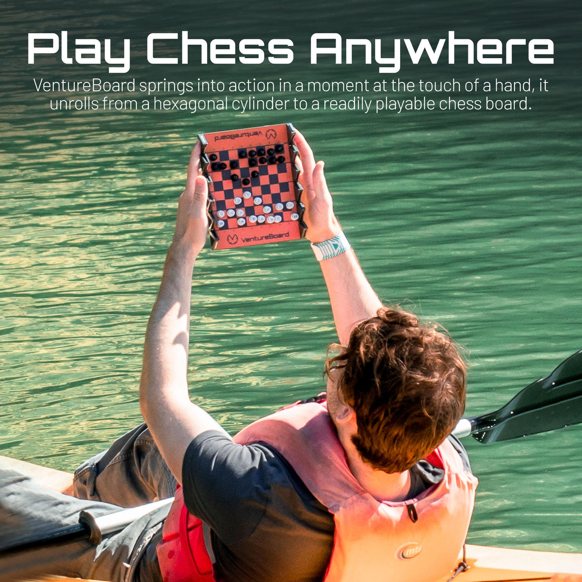 VentureBoard Mini Chess — Noir Edition