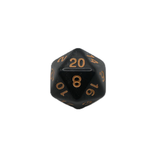 Onix's Core - 7 Piece DnD Dice Set | Acrylic RPG Gaming Dice — by D20 Collective