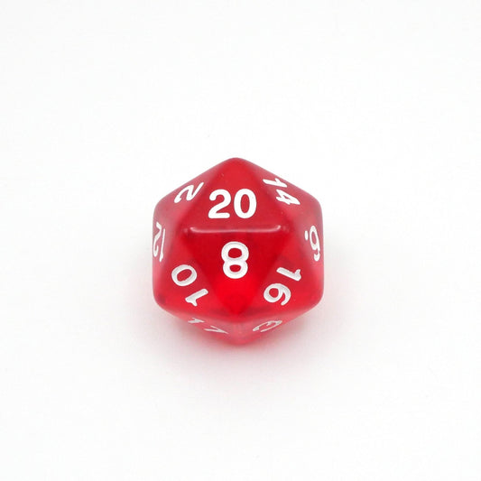 Ruby Ingots - 7 Piece DnD Dice Set | Acrylic RPG Gaming Dice