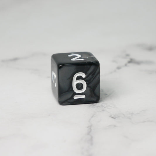 Dark Emulsion 10d6 - DnD Dice Set | Acrylic RPG Gaming Dice