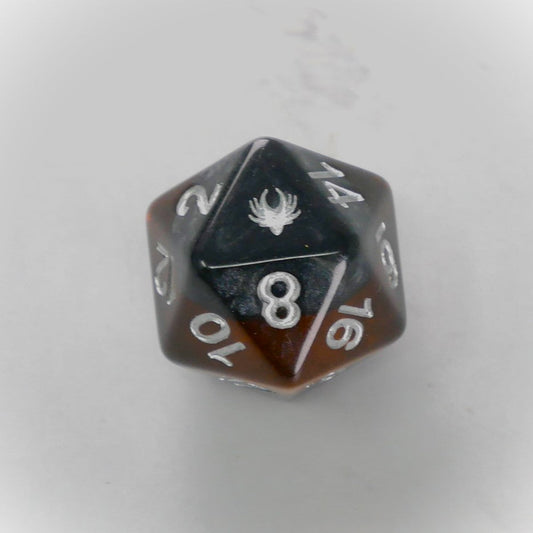 Forgotten Amber - 7 Piece DnD Dice Set | Acrylic RPG Gaming Dice