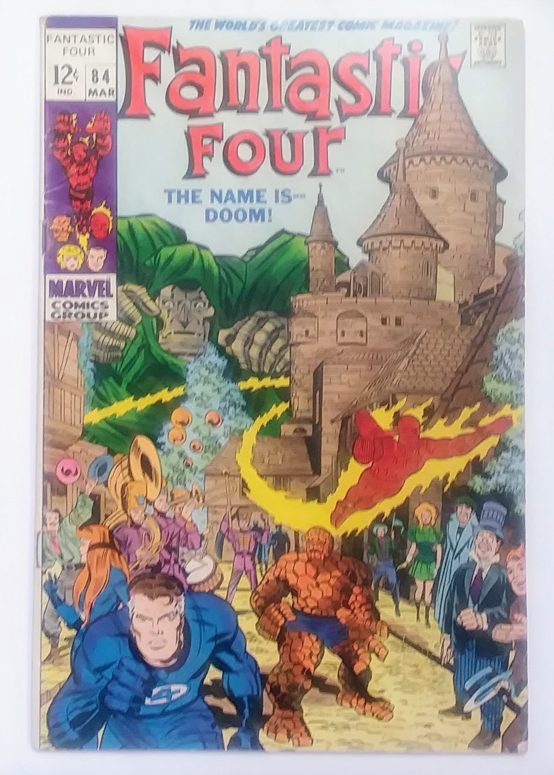 Fantastic Four #084, Marvel Comics (March 1969, VG)