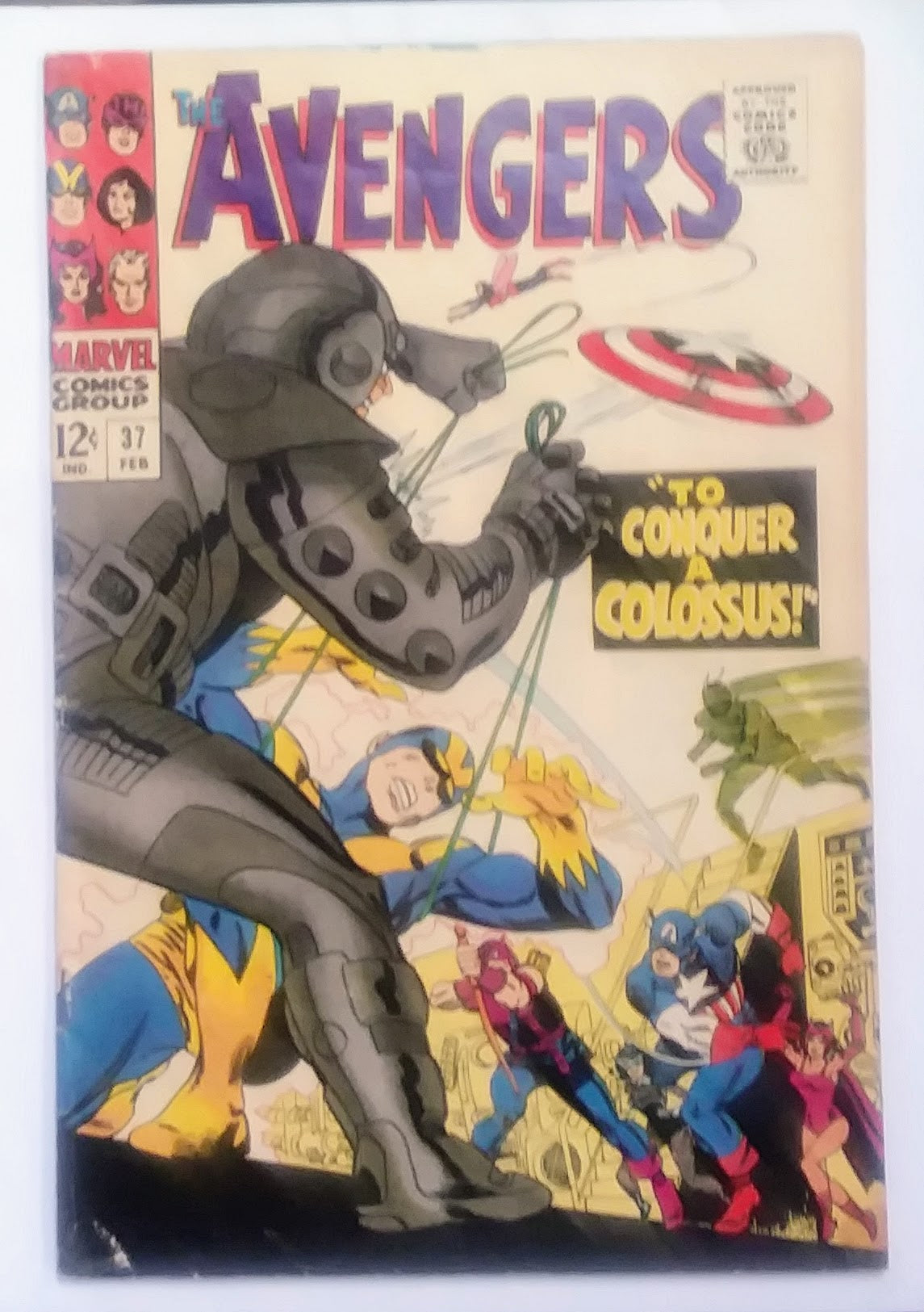 Avengers #37, Marvel Comics (February 1967, GD+)