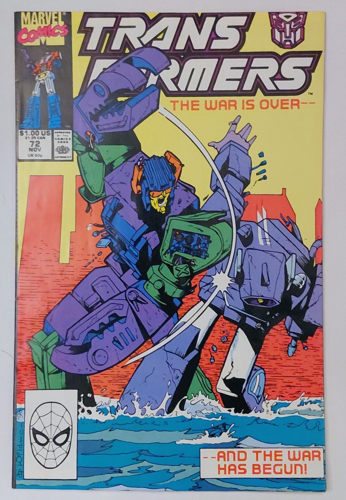Transformers #72, Marvel Comics