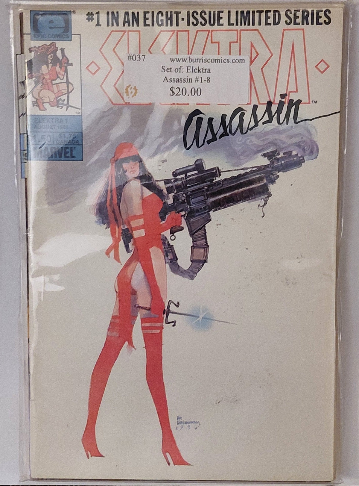 Elektra: Assassin #1–8 Comic Set, Marvel Comics