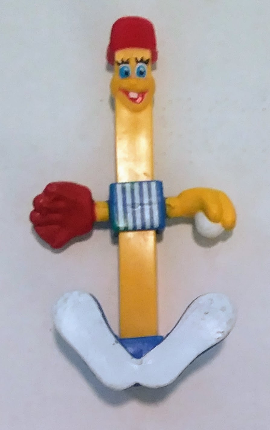 Fry Benders Baseball Player McDonald's Happy Meal Toy (1989)