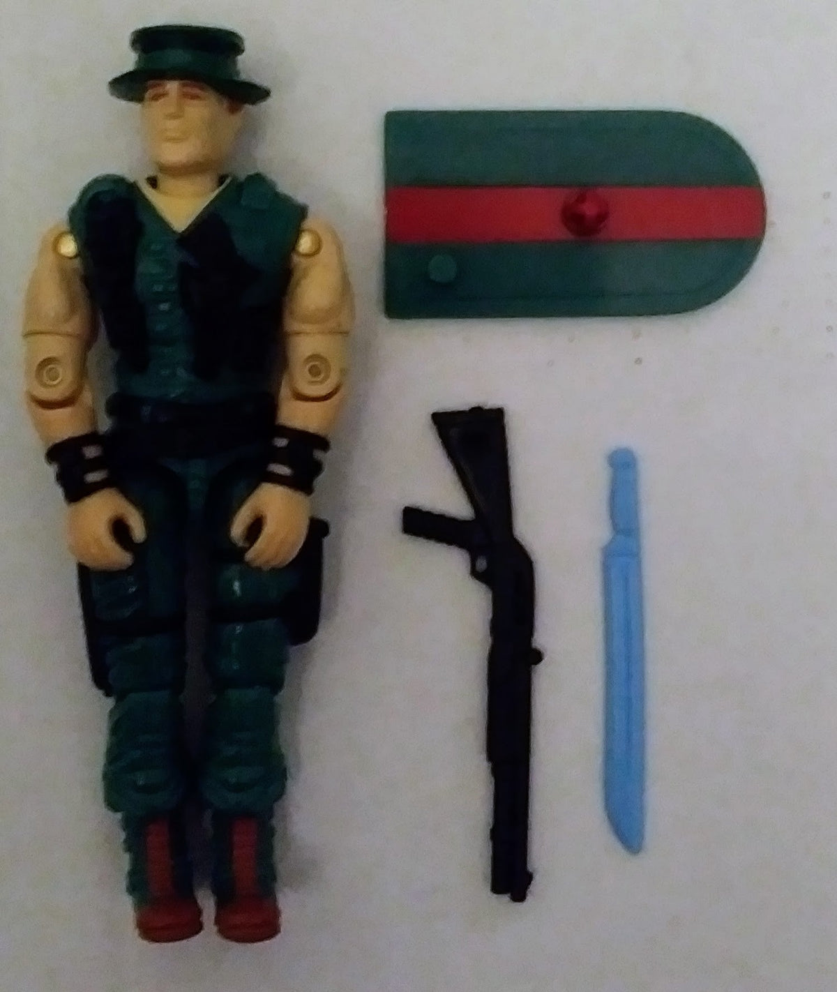 Muskrat G.I. Joe Action Figure (1988, Loose with Cards)