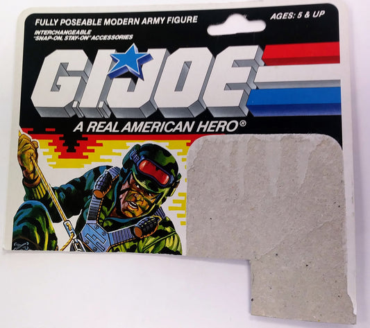 G.I. Joe Hit & Run Original Figure Card