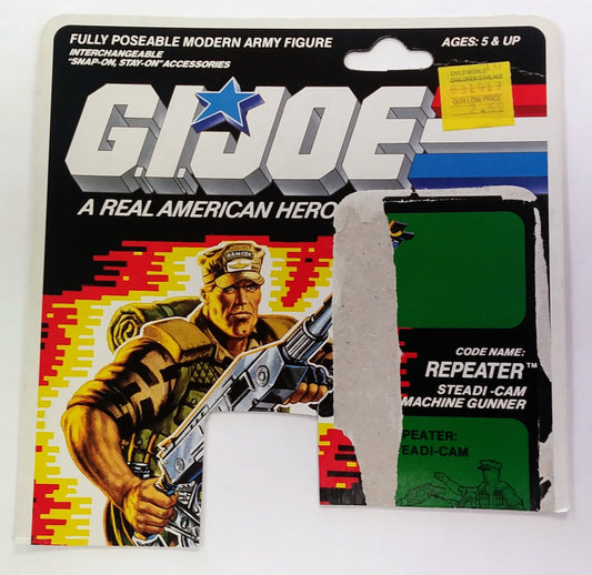 G.I. Joe Repeater Original Figure Card (1988)