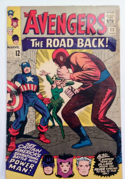 Avengers #22, Marvel Comics (November 1965, GD+)