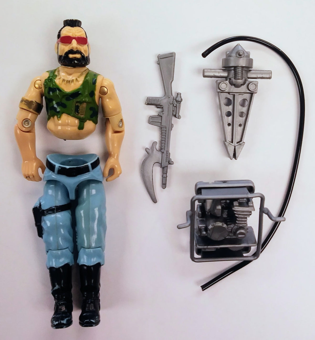 Ripper COBRA Action Figure (1985, Broken O-Ring; Repair Needed)
