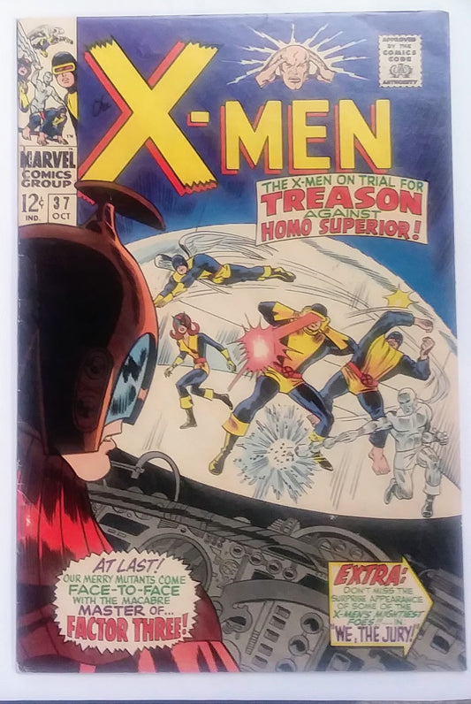 X-Men #37, Marvel Comics (October 1967, VG-)