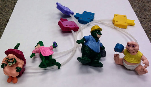 McDonald's Dinosaurs Pump-Action Happy Meal Toy Set