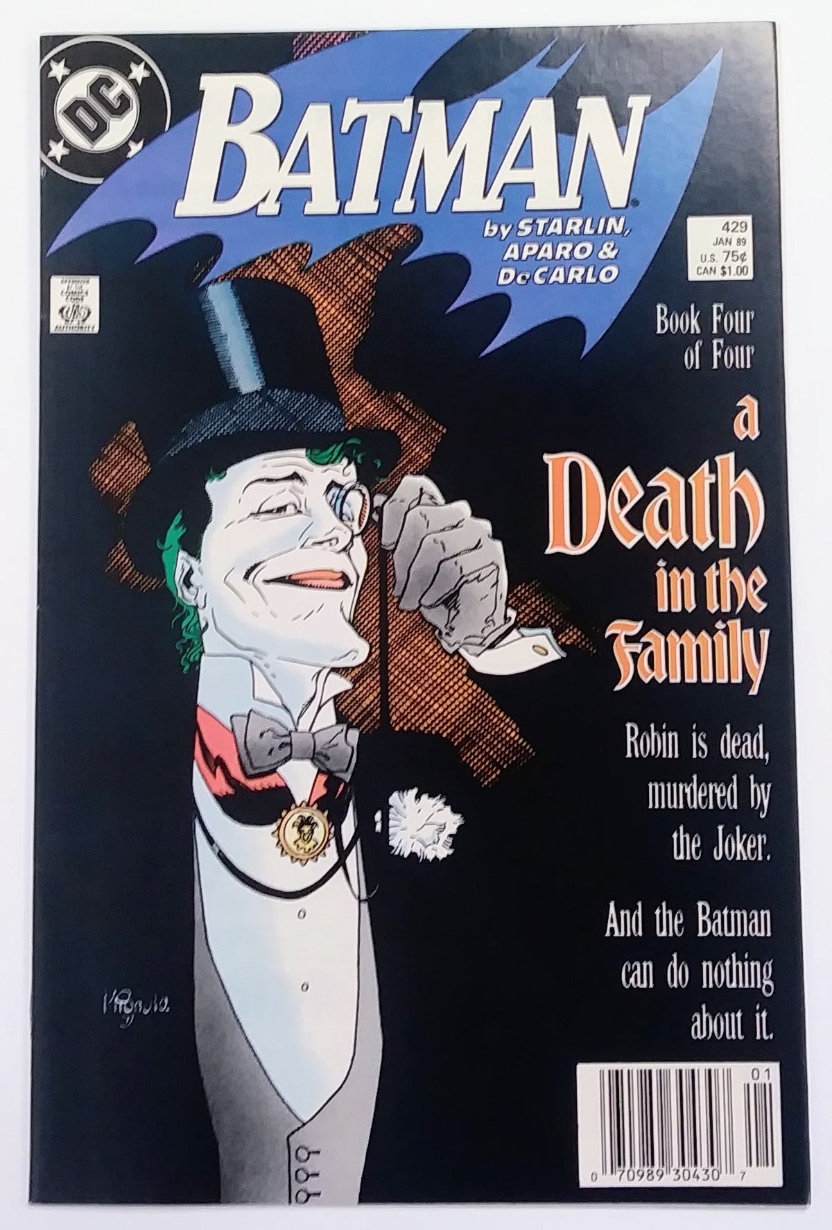 Batman #429 - A Death in the Family Part 4