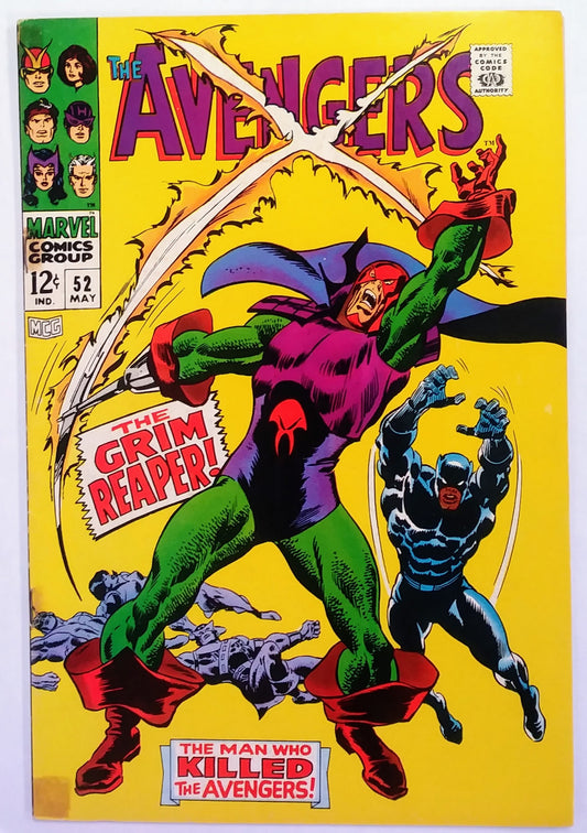 Avengers #52, Marvel Comics (May 1968, GD+)