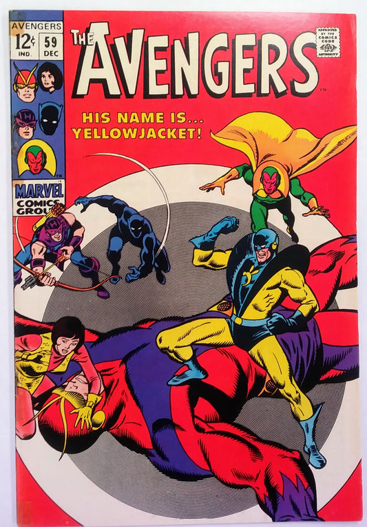 Avengers #59, Marvel Comics (December 1968, GD+)