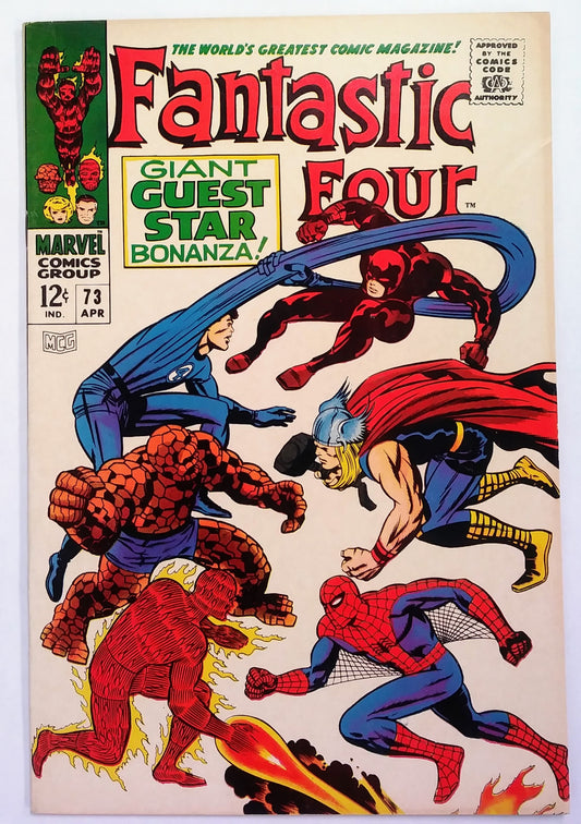 Fantastic Four #73, Marvel Comics (April 1968, VG/F)