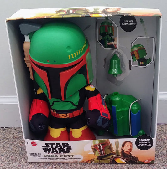 Star Wars Boba Fett Plush with Rocket Feature