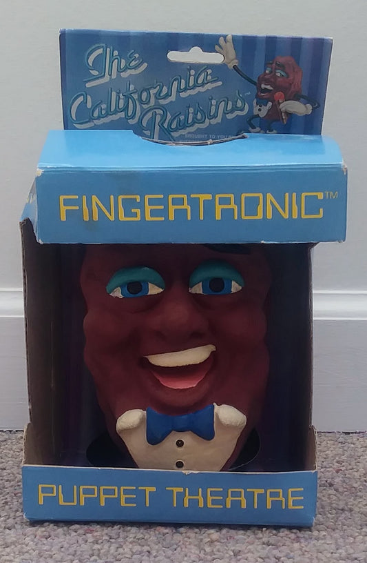 California Raisins Fingertronic Puppet - 1987 - Sealed