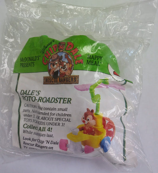 Dale Chip 'n Dale Rescue Rangers McDonald's Happy Meal Toy - 1989 - Bagged