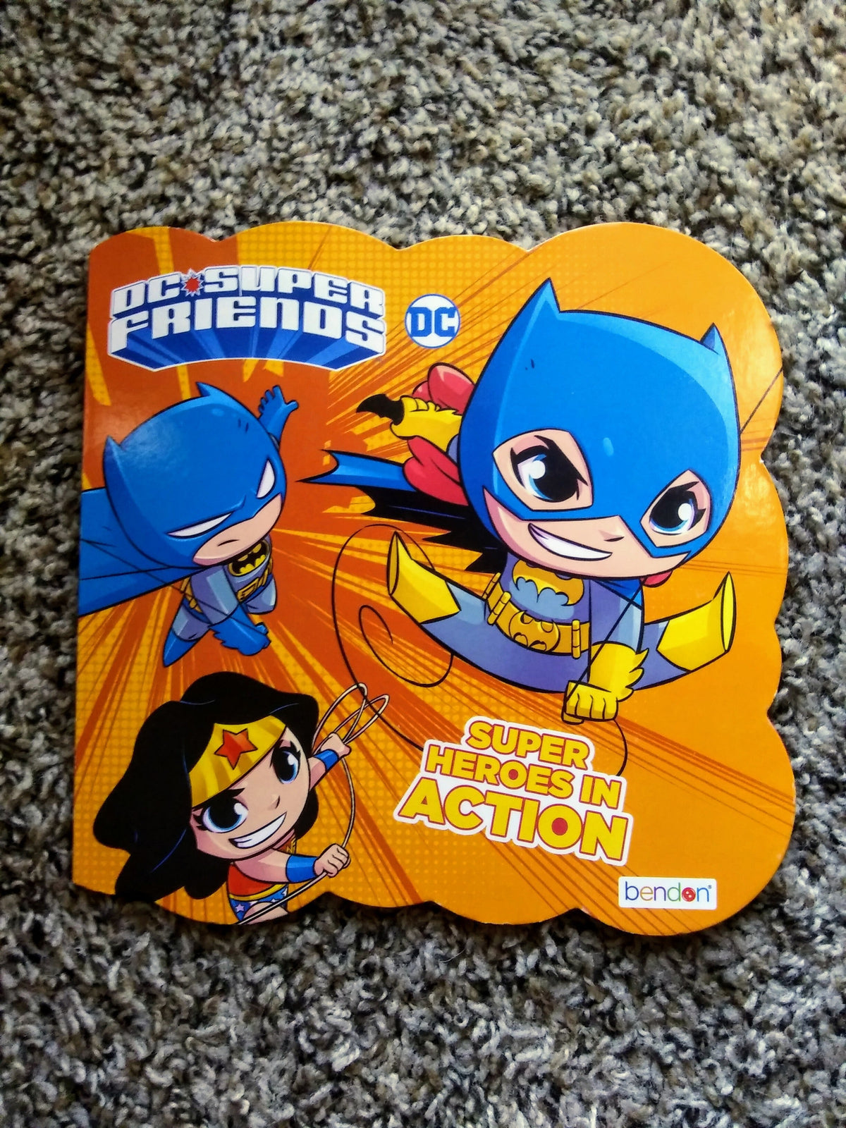 DC Super Friends: Super Heroes in Action Hardcover Book