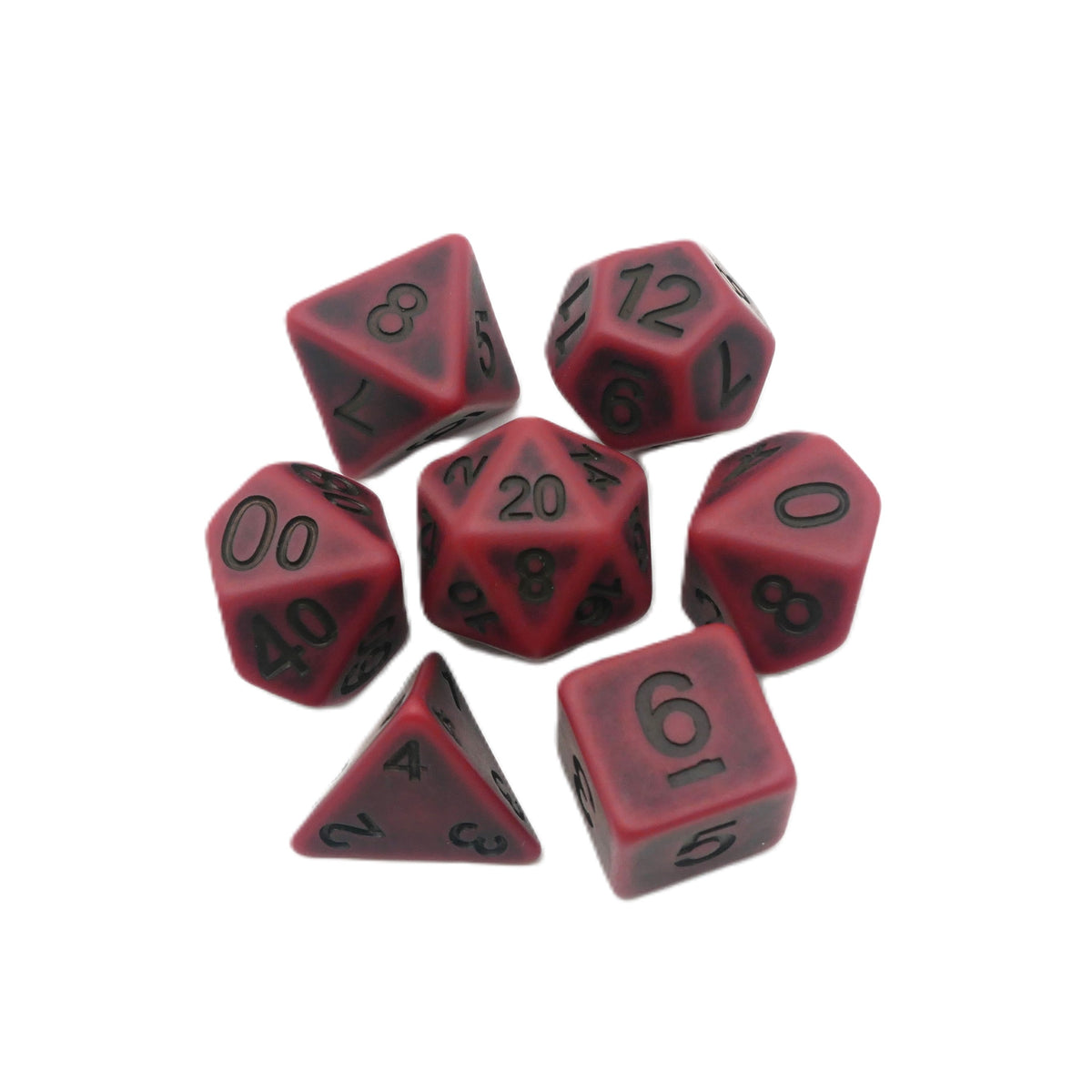 Ancient Blood 7-Piece RPG Dice Set
