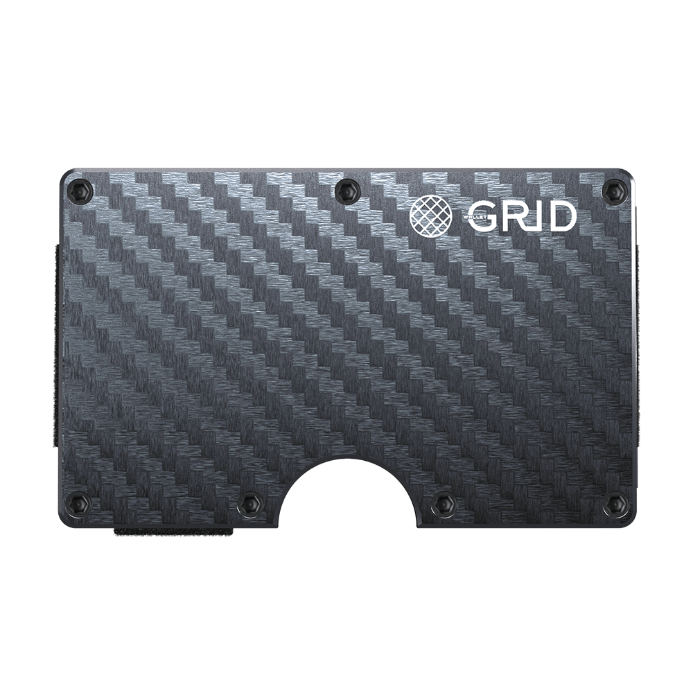 GRID Carbon Fiber RFID-Blocking Wallet