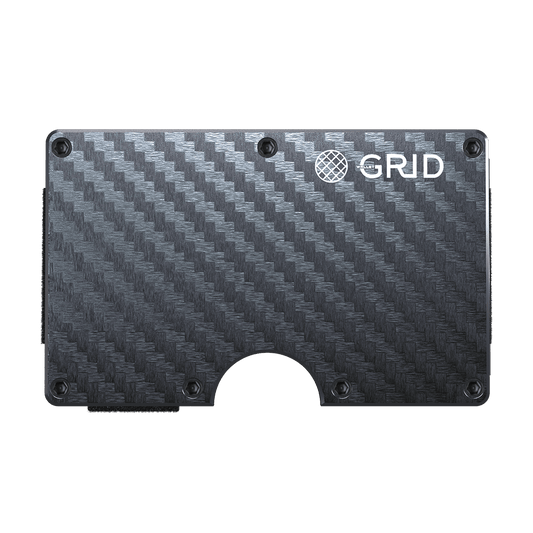 GRID Carbon Fiber RFID-Blocking Wallet