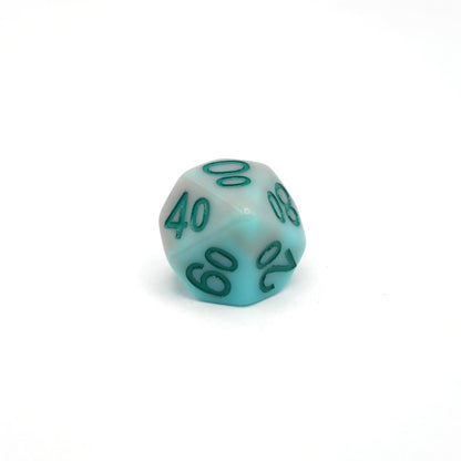 Coastal Memories - 7 Piece DnD Dice Set | Acrylic RPG Gaming Dice — by D20 Collective