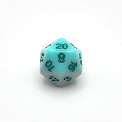 Coastal Memories - 7 Piece DnD Dice Set | Acrylic RPG Gaming Dice — by D20 Collective