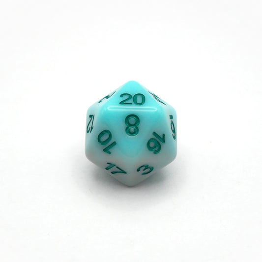 Coastal Memories - 7 Piece DnD Dice Set | Acrylic RPG Gaming Dice — by D20 Collective