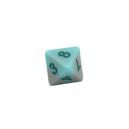 Coastal Memories - 7 Piece DnD Dice Set | Acrylic RPG Gaming Dice — by D20 Collective