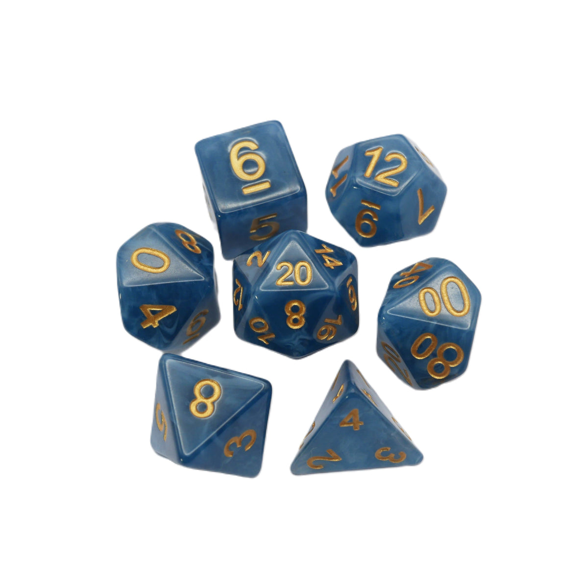 Diffused Dreams 7-Piece RPG Dice Set