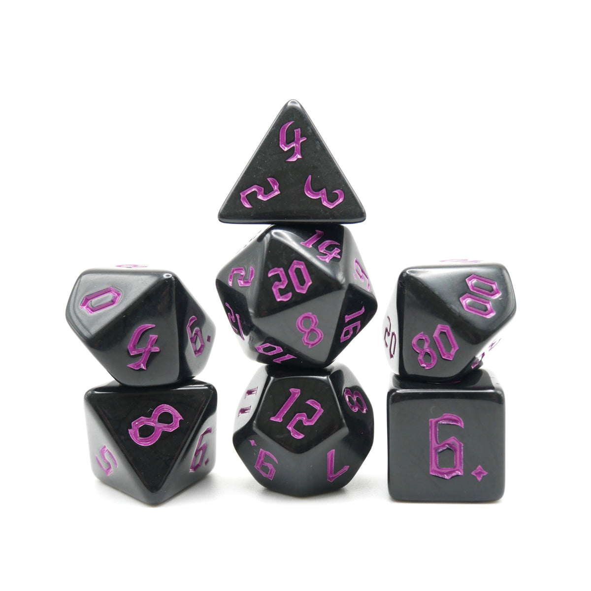 Dream 7-Piece RPG Dice Set — by D20 Collective