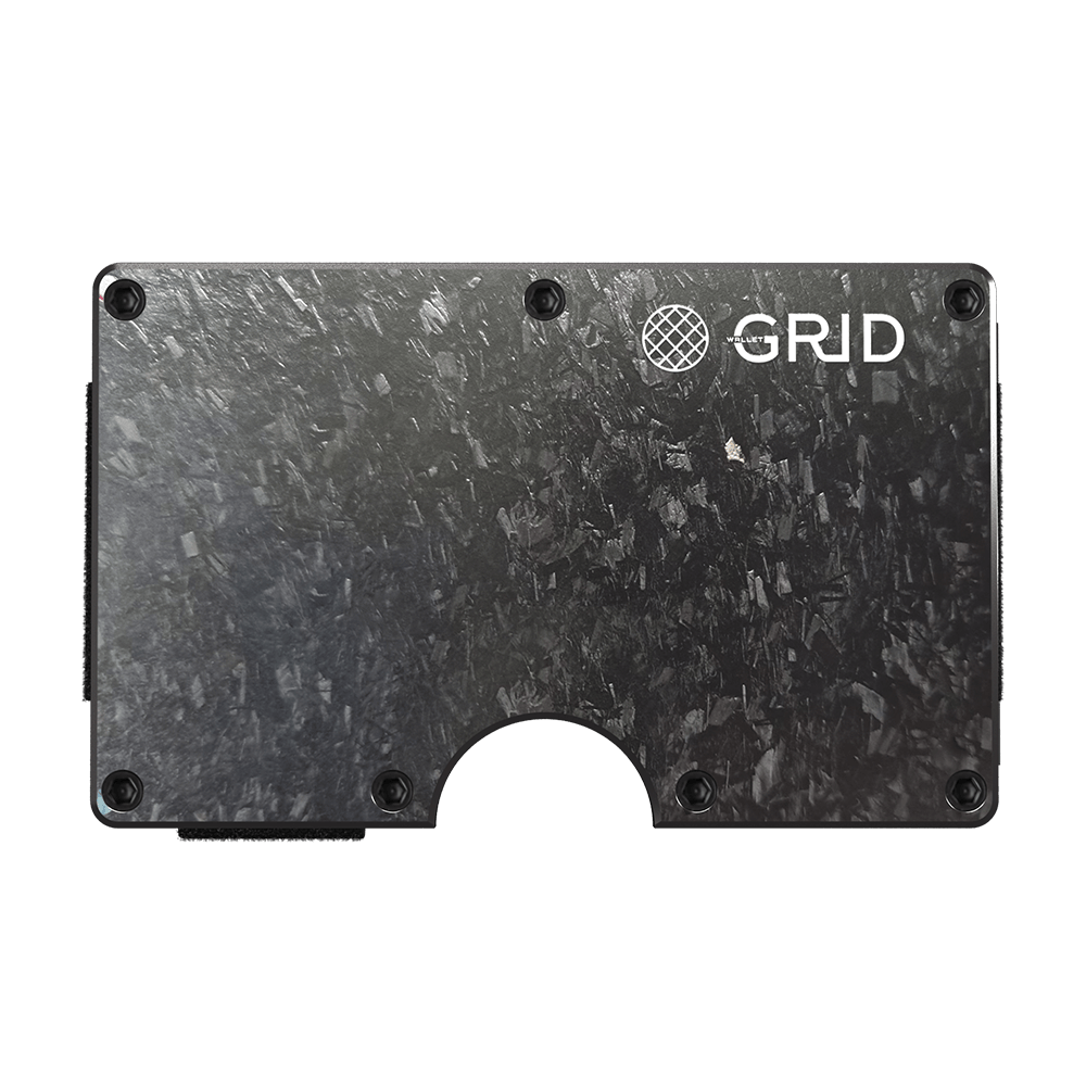 GRID Forged Carbon RFID-Blocking Wallet