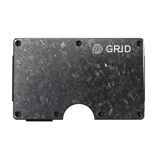 GRID Forged Carbon RFID-Blocking Wallet