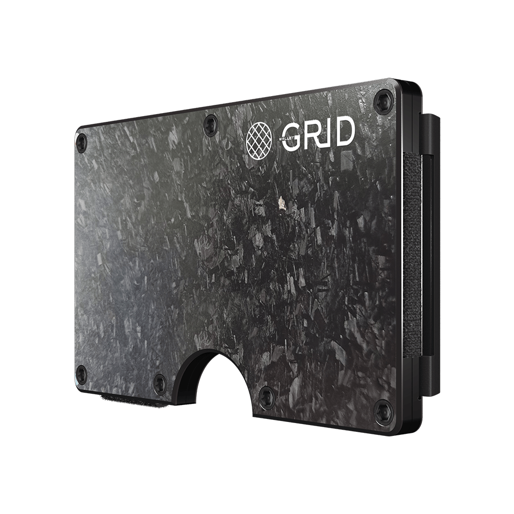 GRID Forged Carbon RFID-Blocking Wallet