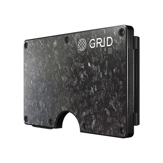 GRID Forged Carbon RFID-Blocking Wallet