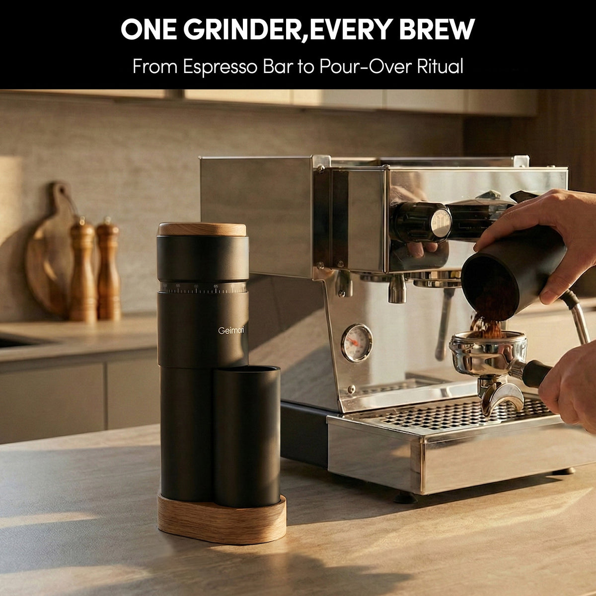 Geimori T38 Plus Electric Coffee Grinder