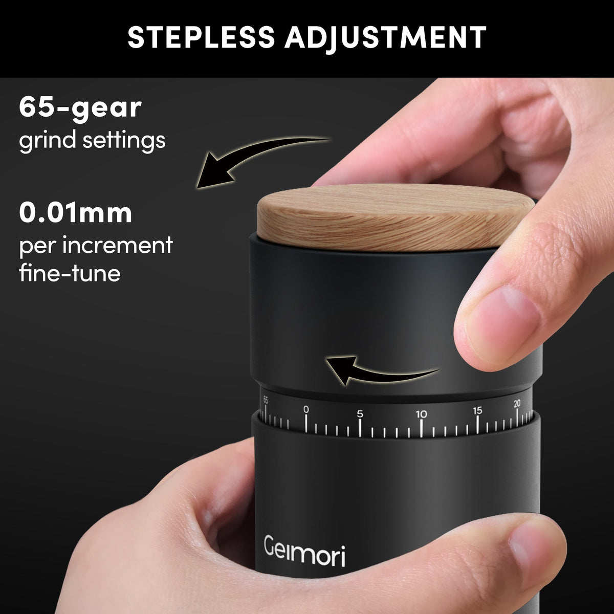 Geimori T38 Plus Electric Coffee Grinder