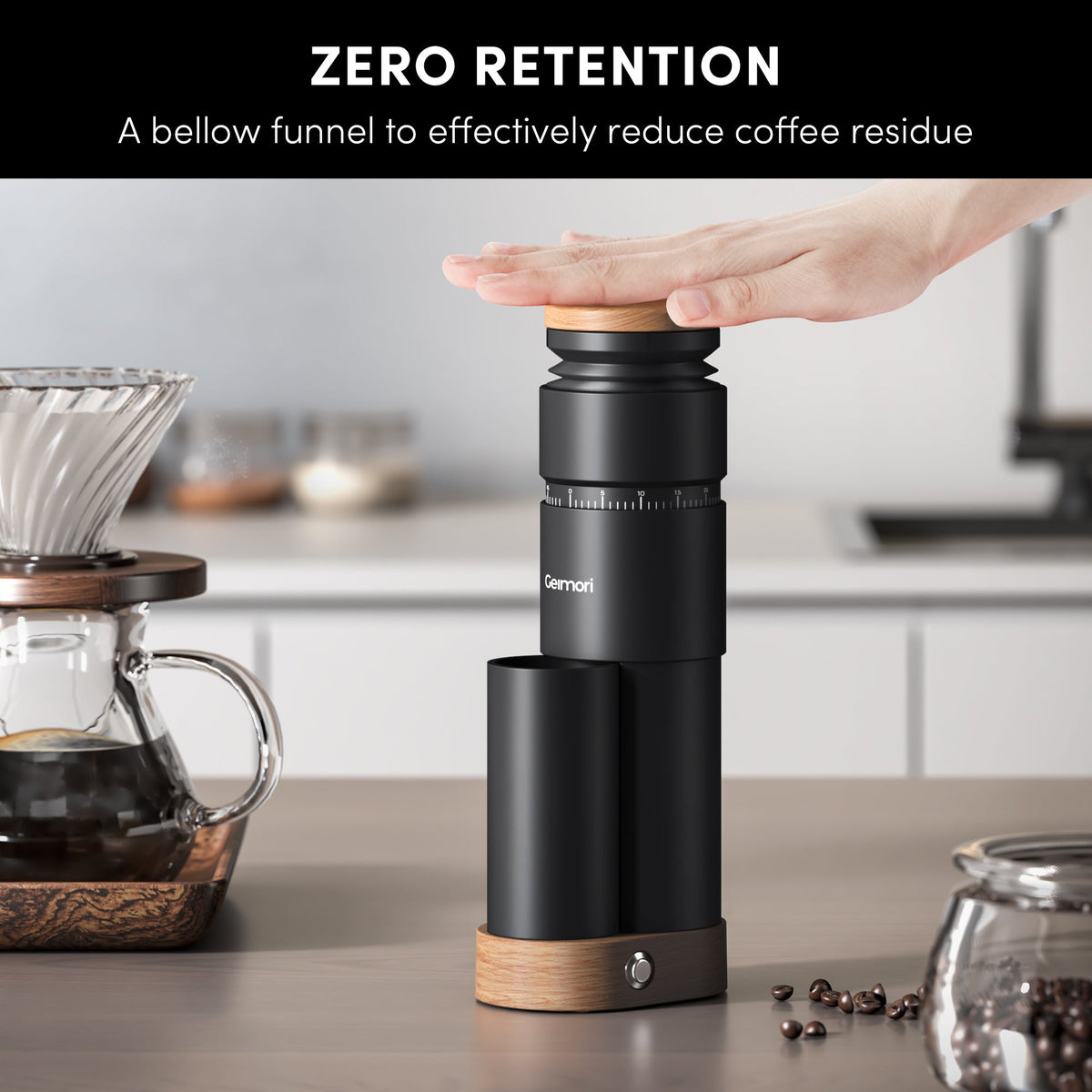 Geimori T38 Plus Electric Coffee Grinder