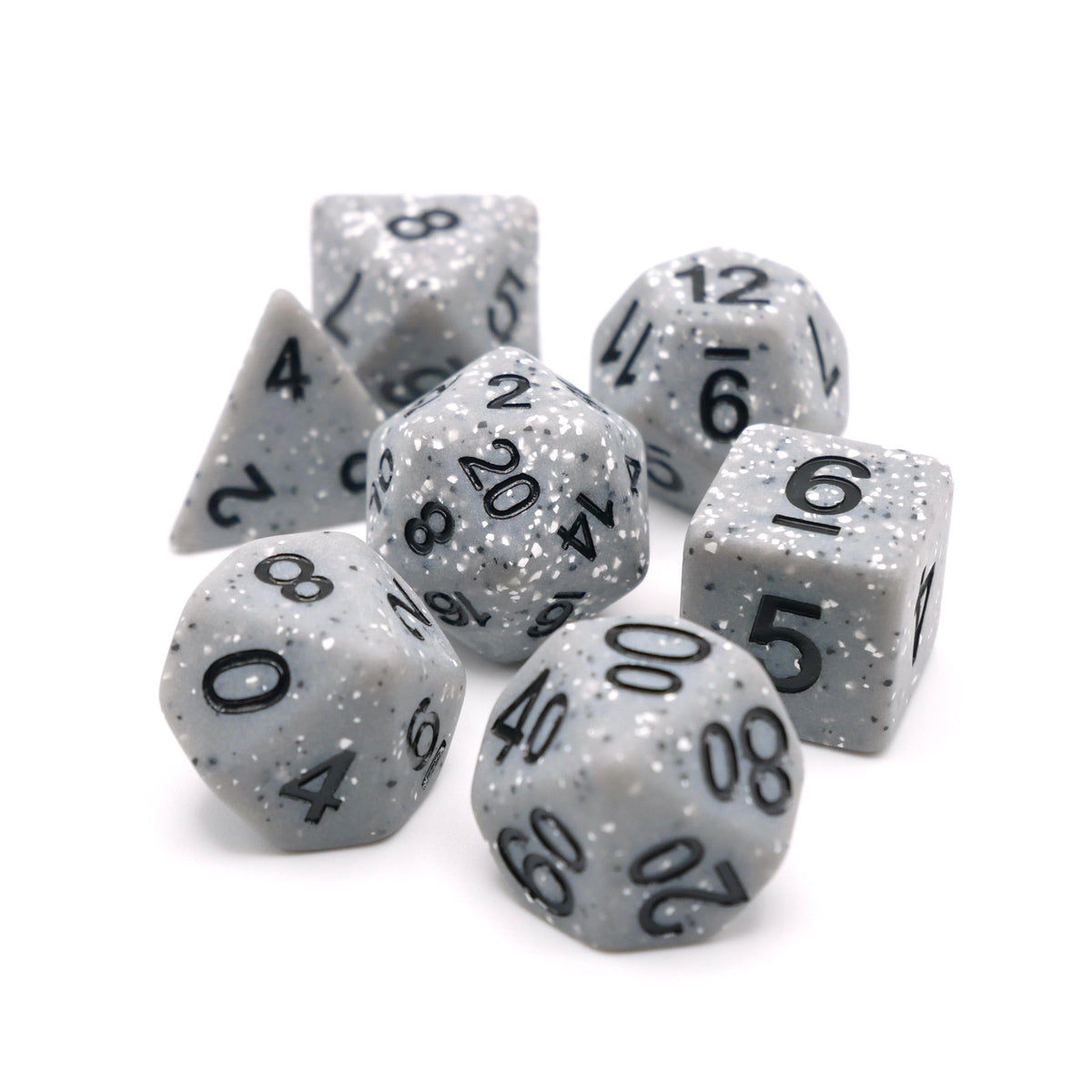 Granite Malphite 7-Piece RPG Dice Set